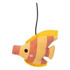 Trixie Playing Rod Fish meškerėlė katėms su žuvele, plastikas/pliušas, 46 cm — 3 nuotrauka