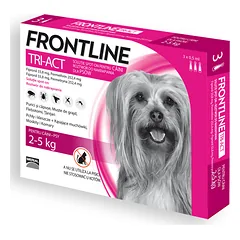 FRONTLINE TRI-ACT  užlašinamasis tirpalas nuo parazitų šunims, 2–5 kg N3