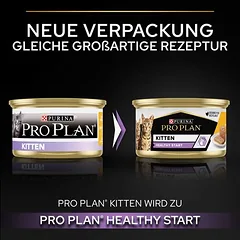 PURINA PRO PLAN Kitten Healthy Start drėgnas maistas kačiukams 24 x 85 g, 80 - 99 g — 4 nuotrauka