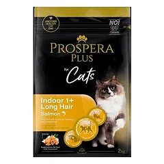 Prospera Plus Cat Adult 1+ Indoor Long Hair Salmon 2 kg