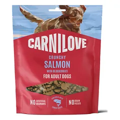 CARNILOVE Crunchy Snack Salmon with Blueberries skanėstai šunims 200 g