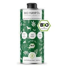 Wolfsbacher Natur ekologiškas kanapių aliejus šunims, 50 ml — 2 nuotrauka