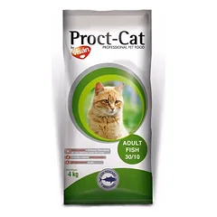 Sausas kačių maistas Proct-Cat Adult Fish su žuvimi, 4 kg