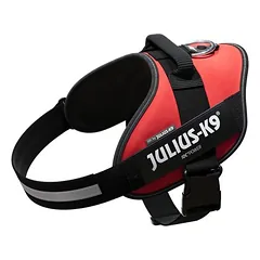 JULIUS-K9 IDC® Power petnešos šunims, raudonos, Vidutiniams 11–25 kg — 4 nuotrauka