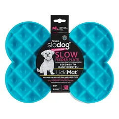 LickiMat Slodog Small - lėto maitinimo dubenėlis, laižymo padėklas šunims - Turkio spalvos
