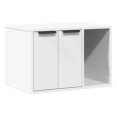 Prolenta Premium spintelė kraiko dėžei Fountain Hills, 60 x 40 x 40 cm, juoda, mediena — 5 nuotrauka