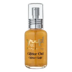 Yuup! Fashion Glitter - kvapnus blizgesio purškiklis su auksinėmis dalelėmis, Gold / 50ml — 2 nuotrauka