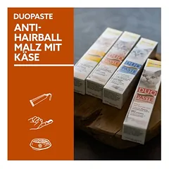 GimCat Duo pasta Anti-Hairball su salyklu ir sūriu, skanėstai katėms, 50 - 79 g — 4 nuotrauka