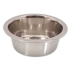 Dog Fantasy Stainless Steel Bowl nerūdijančio plieno dubuo katėms ir mažiems šunims, 0,8 l, 16 cm