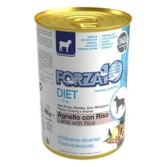 Forza10 Diet Lamb And Rice hipoalerginis šunų maistas su ėriena ir ryžiais, 400 g