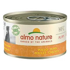 Almo Nature HFC Puppy Vištiena drėgnas maistas šuniukams, 95 g