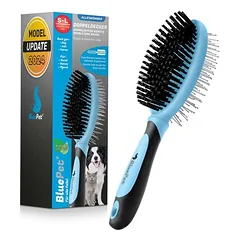 BluePet 2in1 šunų ir kačių šepetys ilgiems ir trumpiems plaukams, Labai mažiems < 4 kg — 3 nuotrauka