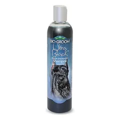 Bio-Groom Ultra Black šampūnas spalvos intensyvinimui tamsios spalvos šunims, 355 ml