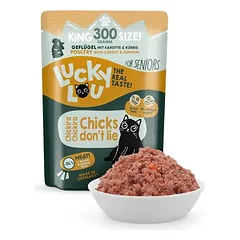 Lucky Lou Senior drėgnas maistas katėms 6 x 300 g