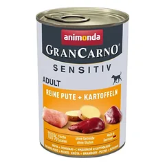 ANIMONDA Grancarno Sensitive konservai su kalakutiena ir bulvėmis 400 g