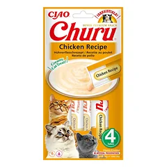 CHURU kreminis skanėstas su vištiena katėms, 4 vnt.