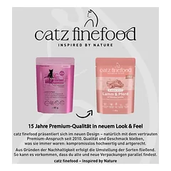 catz finefood 8 x 85 g, drėgnas maistas katėms — 3 nuotrauka