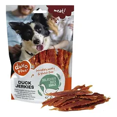Duvo+ Meat! antienos džiūvėsiai (jerkies) 100 g, skanėstai šunims