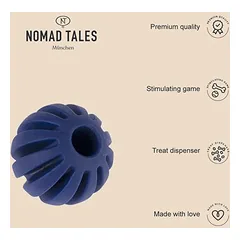 Nomad Tales Bloom skanėstų kamuoliukas, žaislas šunims, Ø 6 cm — 4 nuotrauka
