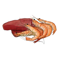 Gosbi Fresko Cat Adult Sterilised Tuna&Shrimp konservai sterilizuotoms katėms su tunu ir krevetėmis 70 g — 2 nuotrauka