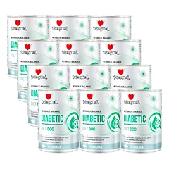 Disugual Maistas šlapias šunų maistas „Veterinary DIABETIC Sola“ (suaugusiems šunims) 12x400 g