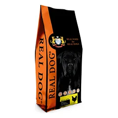 Real Dog Adult All Breeds su vištiena ir ryžiais 20kg