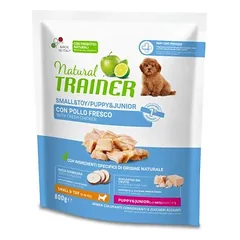 Natural Trainer Regular Mini Puppy/Junior Chicken visavertis sausas maistas mažų veislių šuniukams ir jaunikliams, 0.8 kg