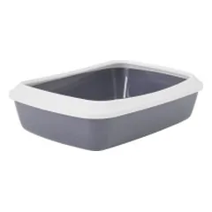 Tualetas katėms Iriz, 50x36,5x11,5 cm, pilkas — 2 nuotrauka