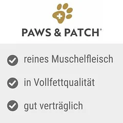 PAWS & PATCH žaliakiaurių midijų milteliai, papildas, 125 - 249 g — 2 nuotrauka