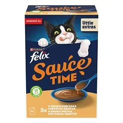 Felix Sauce Time Karma papildas suaugusiems katėms 6 x 40 g