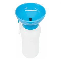 Trixie Bottle With Bowl kelioninis vandens buteliukas su dubenėliu, plastmasinis, 0,55 l