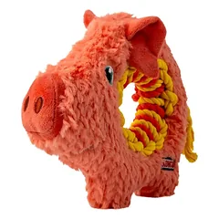 KONG RINGAROOS PIG MD žaislas šunims, 1 vnt. — 3 nuotrauka