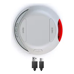 FLEXI LED žibintuvėlis Akku su USB, pilkas