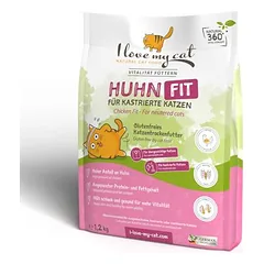 I love my cat Trockenfutter mit Huhn (Light) für sterilisierte