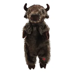 Dog Fantasy Skinneeez Plush Bizon minkštas žaislas šunims be užpildo, 50 cm