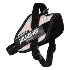 Julius - K9 IDC Powerharness Pretty - šunų pakinktai su atšvaitais, gėlių raštas, Mini — 2 nuotrauka