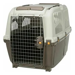 TRIXIE Skudo 6 Transportavimo dėžė – M–L (63 × 70 × 92 cm, smėlio/taupe spalvos)
