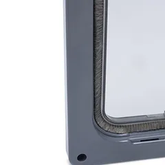 Karlie katės durelės su 2 krypčių užraktu, pilka: B 20 x H 19,2 cm — 4 nuotrauka