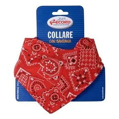 BANDANA NYLON COLLAR RED 1,6X30-45 CM