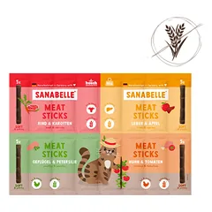 SANABELLE Meat Sticks-Mix 40 g mix 4 skonių, skanėstas katėms photo