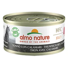 Almo Nature HFC Jelly Tuna&Squids šlapias maistas katėms