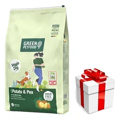 GREEN PETFOOD VeggieDog Grainfree 10kg + Staigmena ŠUNIUI
