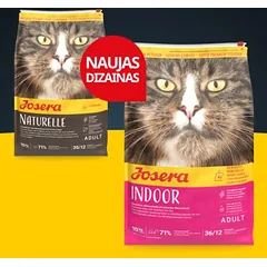 Josera Indoor begrūdis sausas pašaras katėms su paukštiena ir jūros žuvim, 10 kg