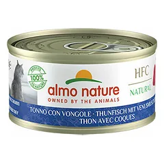 Almo Nature HFC NATURAL Tuna With Clams konservai suaugusioms katėms, 70 g parduotuvėje 1petshop.lt