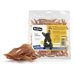 Hau&Miau Duck Jerky Tenders papildomas maistas šunims, 500 g