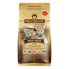 WOLFSBLUT Wild Duck Puppy sausas maistas jauniems šuniukams su antiena ir bulvėmis, 2 kg