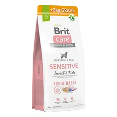 Brit Care SS Sensitive Insect & Fish 12 kg + 2 kg
