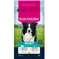 Eukanuba Life Care Adult Medium sausas maistas vidutinių veislių šunims su vištiena, 3 kg