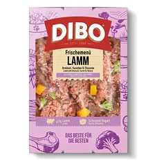 DIBO šviežias meniu su ėriena, šaldytas maistas