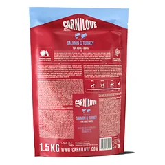 CARNILOVE Active Salmon&Turkey Adult sausas pašaras suaug. šunims su lašiša ir kalakutiena, 12 kg — 2 nuotrauka